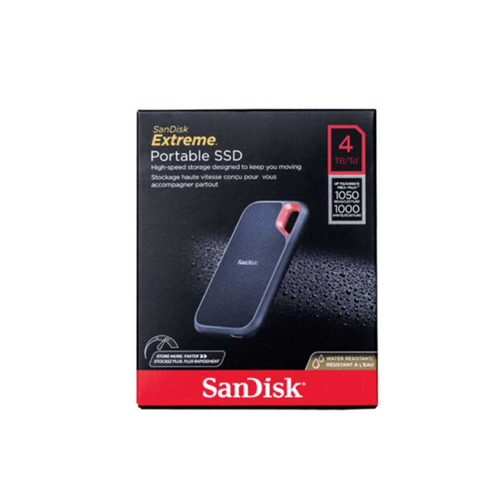 Sandisk E61 Extreme Portable SSD 4TB Sandisk E61 Extreme Portable SSD 4TB